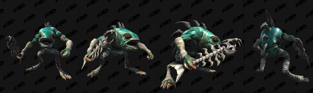 Modelos para múrlocs en WarCraft 3: Reforged, así son