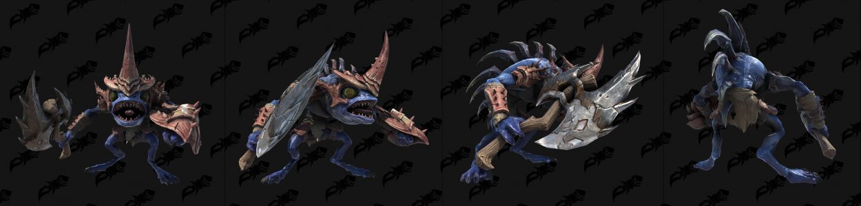 Modelos para múrlocs en WarCraft 3: Reforged, así son