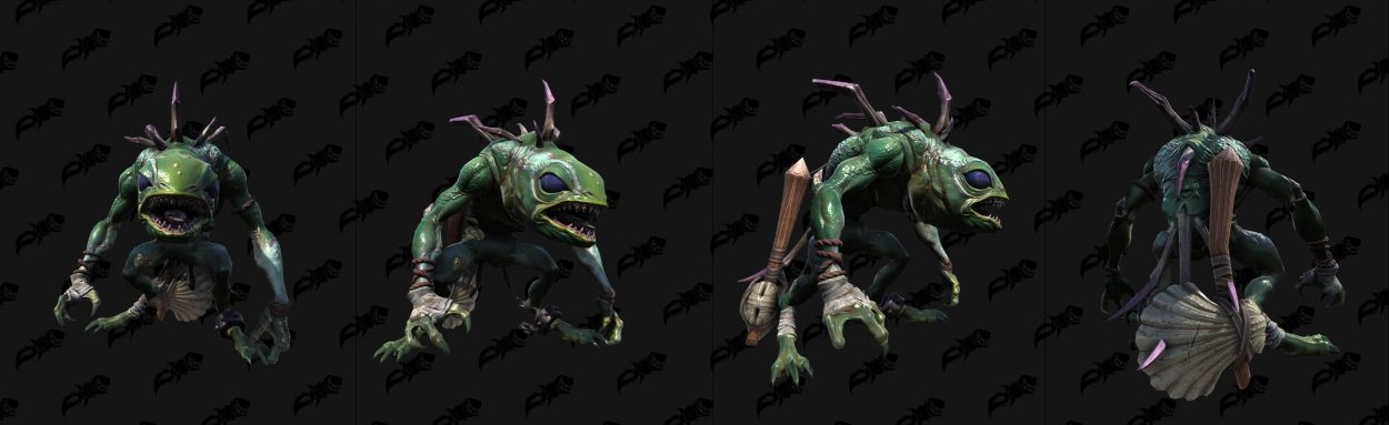 Modelos para múrlocs en WarCraft 3: Reforged, así son