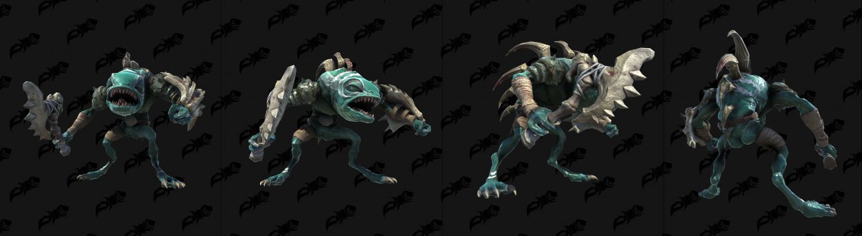 Modelos para múrlocs en WarCraft 3: Reforged, así son