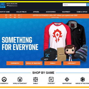 Descuentos en Blizzard Gear Store del 20% hasta mañana