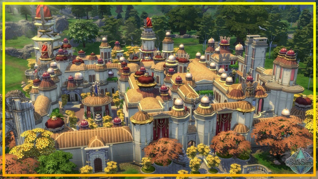 Recreación de Lunargenta en Los Sims 4