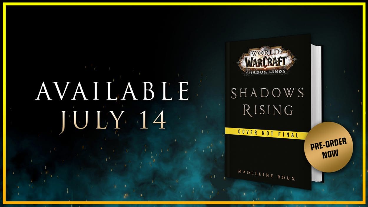 Disponible la precompra de Shadows Rising, novela de WoW: Shadowlands