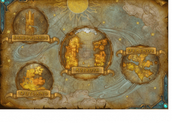 Shadowlands ya forma parte del mapa cósmico de World of Warcraft
