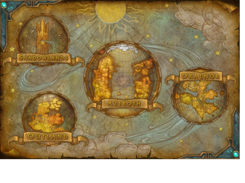 Shadowlands ya forma parte del mapa cósmico de World of Warcraft