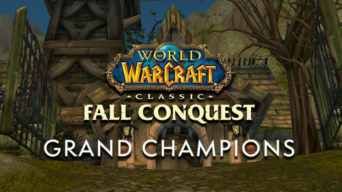 Â¡Conoce a los ganadores del WoW Classic Fall Conquest!