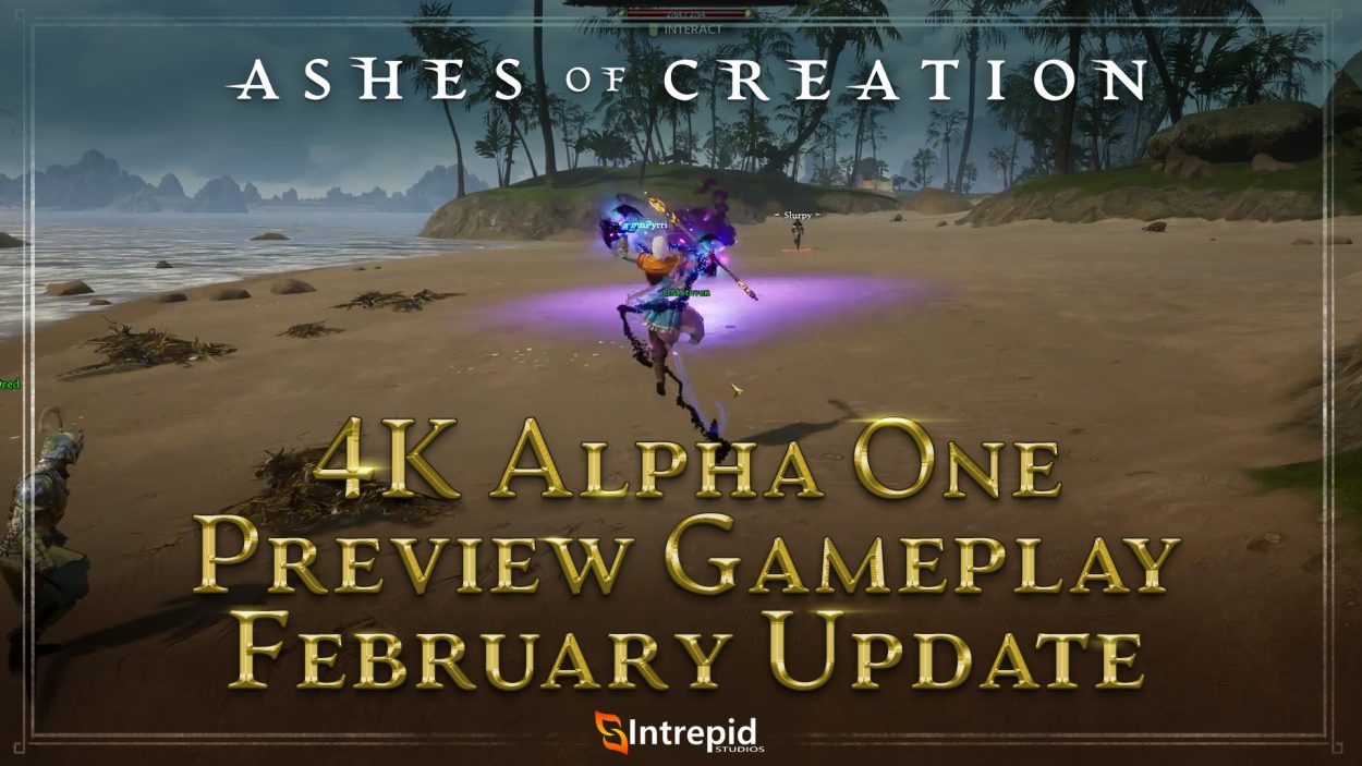 ¡Ashes of Creation presenta otro gameplay en 4k!