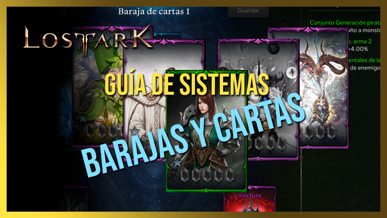 Sistema de barajas y cartas