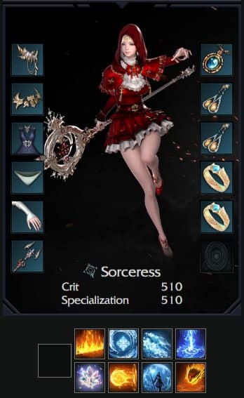 Subir al 50 una hechicera