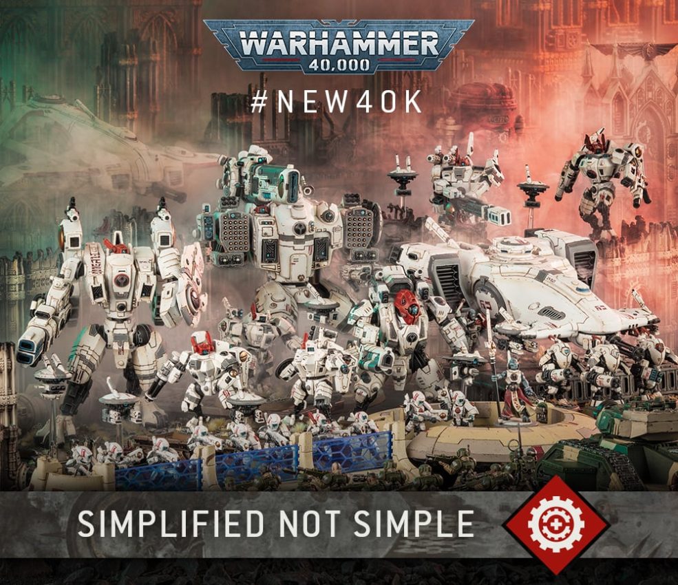 Simplificado pero no simple, lema del nuevo Warhammer 40k. 