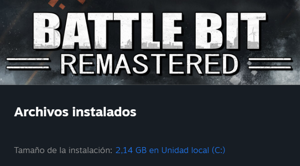 Battlebit: Remastered pesa 2GB