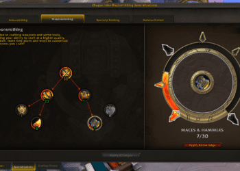 wow the war within profesiones reset respec