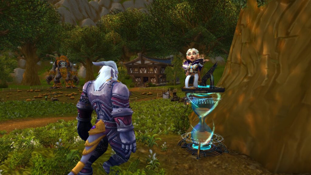 Cromi saludando a un jugador en su localización de Ventormenta. Blizzard Entertainment.